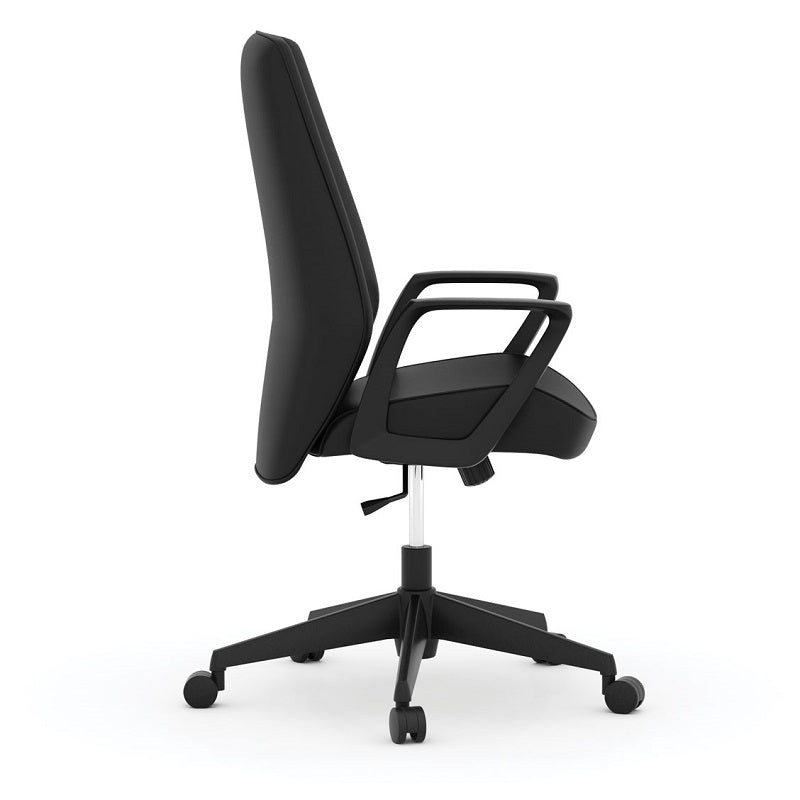 Mesh Mid Back Task Chair with Black Seat and Black Frame freeshipping - Barnhill Desk