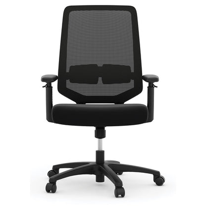 Mesh Mid Back Task Chair with Black Seat and Black Frame freeshipping - Barnhill Desk