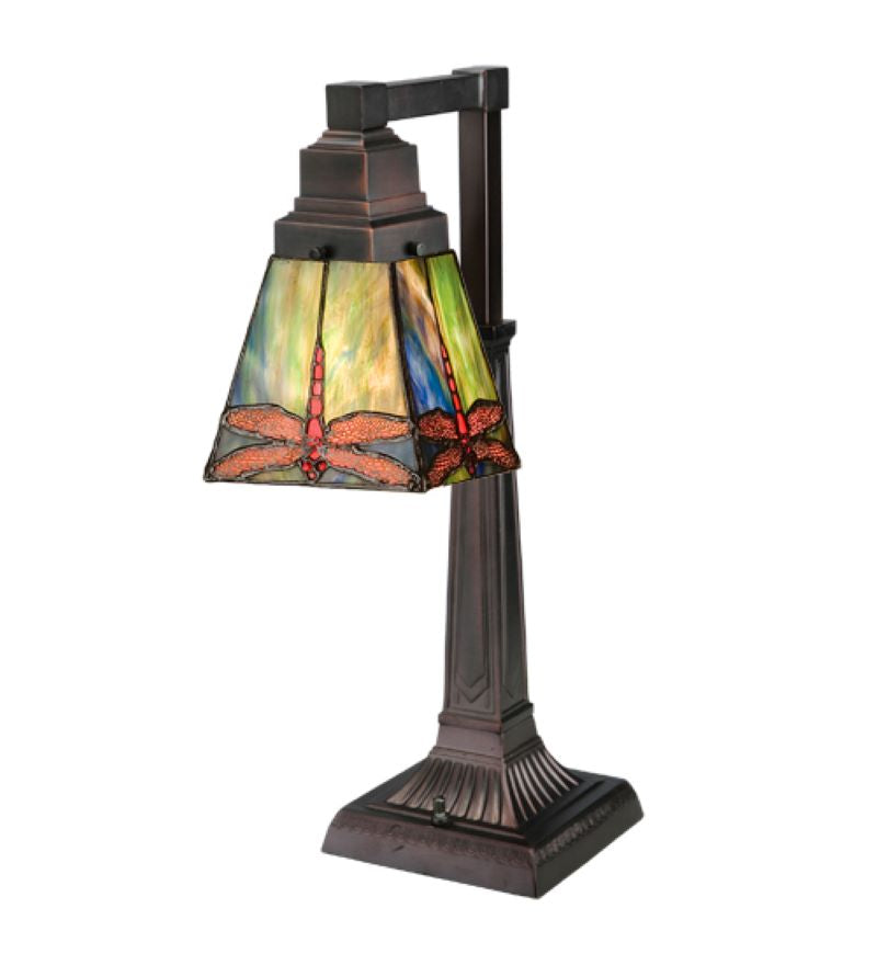 19.5"H Prairie Dragonfly Desk Lamp freeshipping - Barnhill Desk