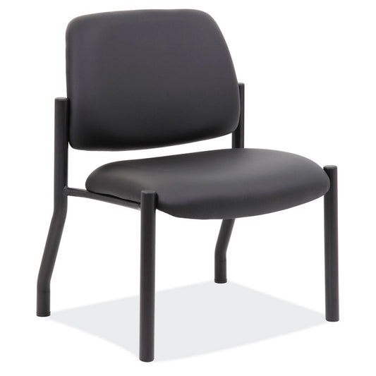 FP215 Black Antimicrobial Armless Guest Chair freeshipping - Barnhill Desk