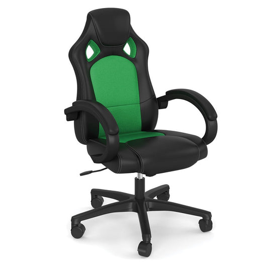 Green Mage High Back Gaming Chair with Black Frame freeshipping - Barnhill Desk