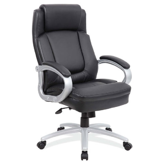 Bonded Leather Big & Tall Executive Chair w/ Heavy Duty Metal Base freeshipping - Barnhill Desk