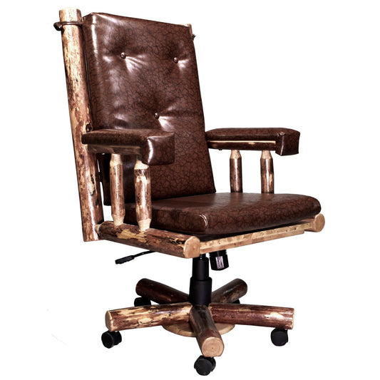 Glacier Country Collection Upholstered Office Chair freeshipping - Barnhill Desk